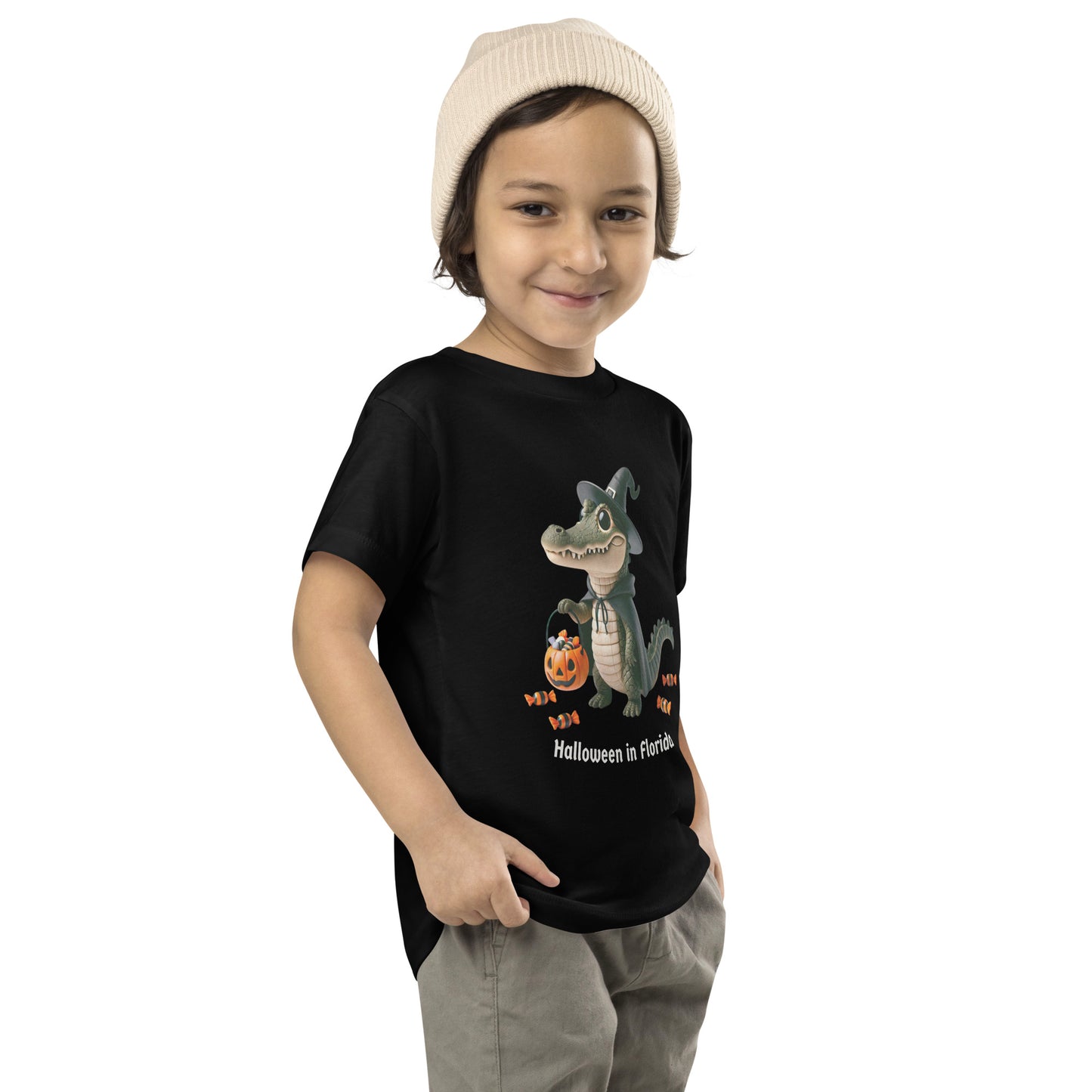 Halloween in Florida Toddler Short Sleeve Tee