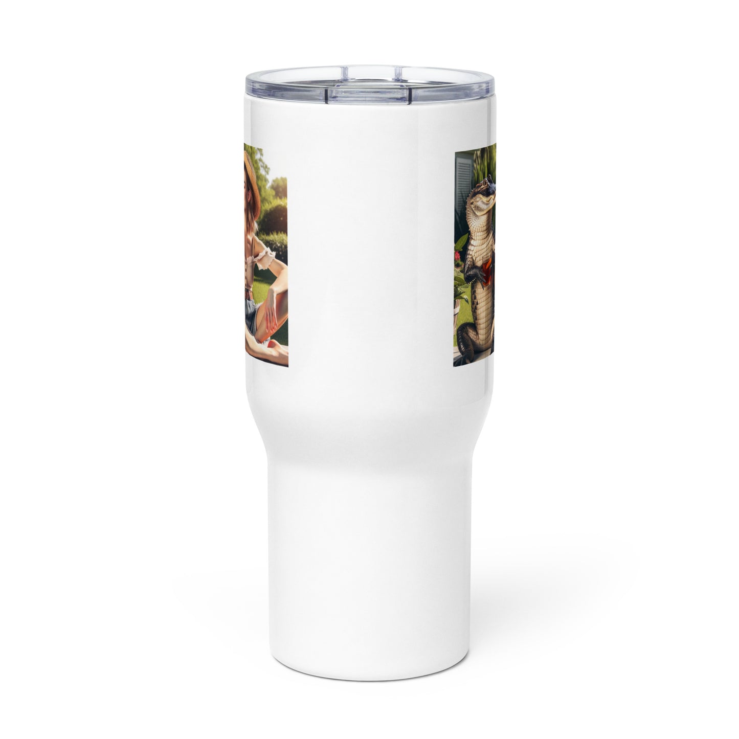 Sweet Tea With a Gator Travel Mug with Handle