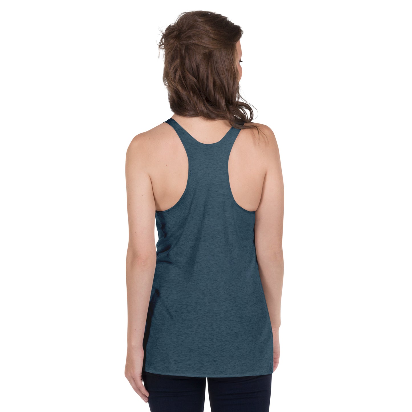 Raccoon Riding Gator Women's Racerback Tank