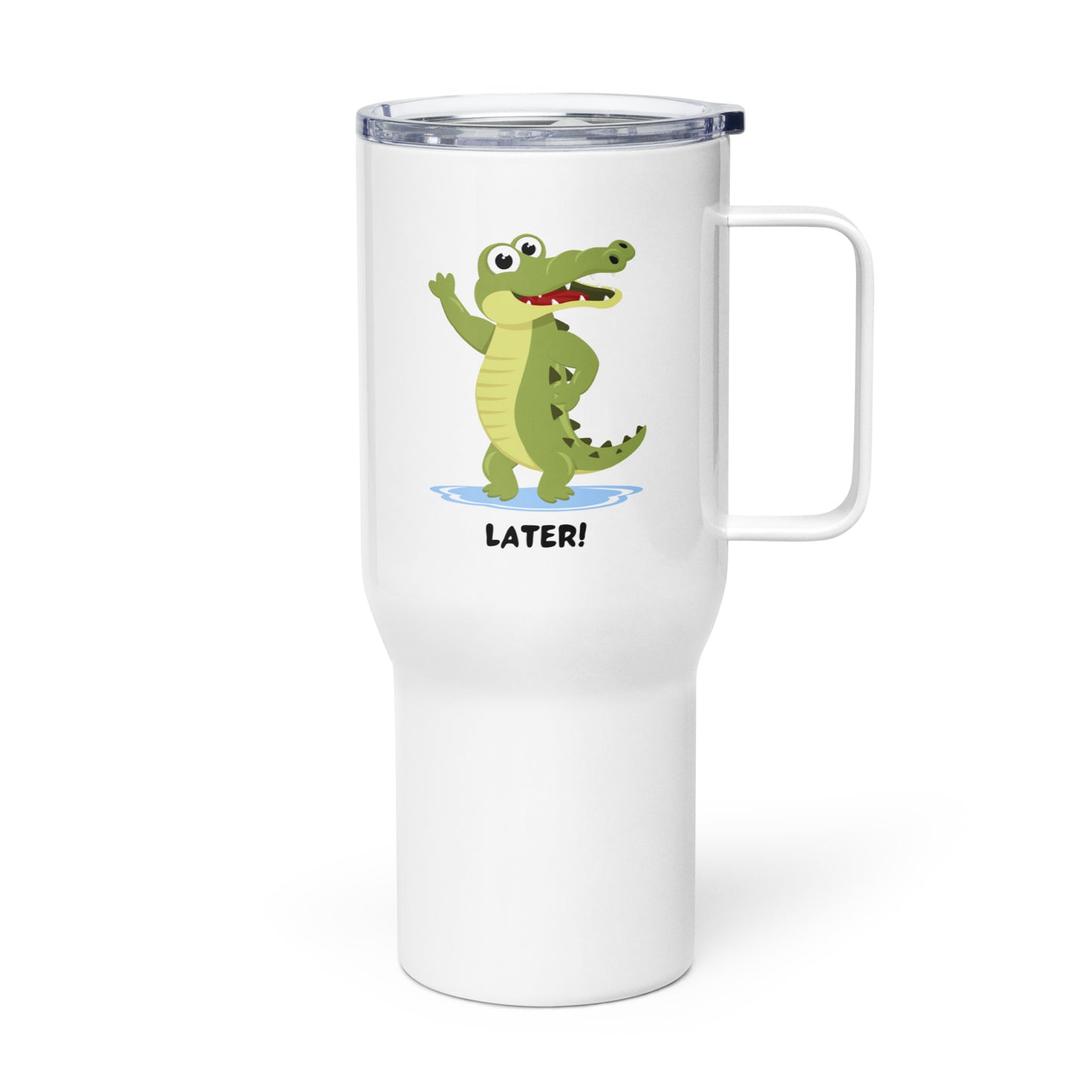 Later Gator Travel Mug w/Handle - 25 ounce