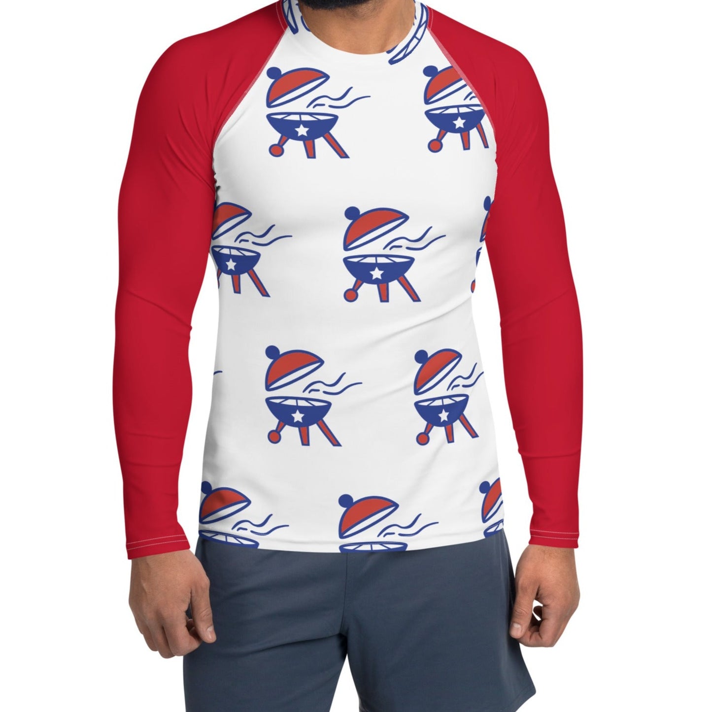 Grilling Men's Rash Guard