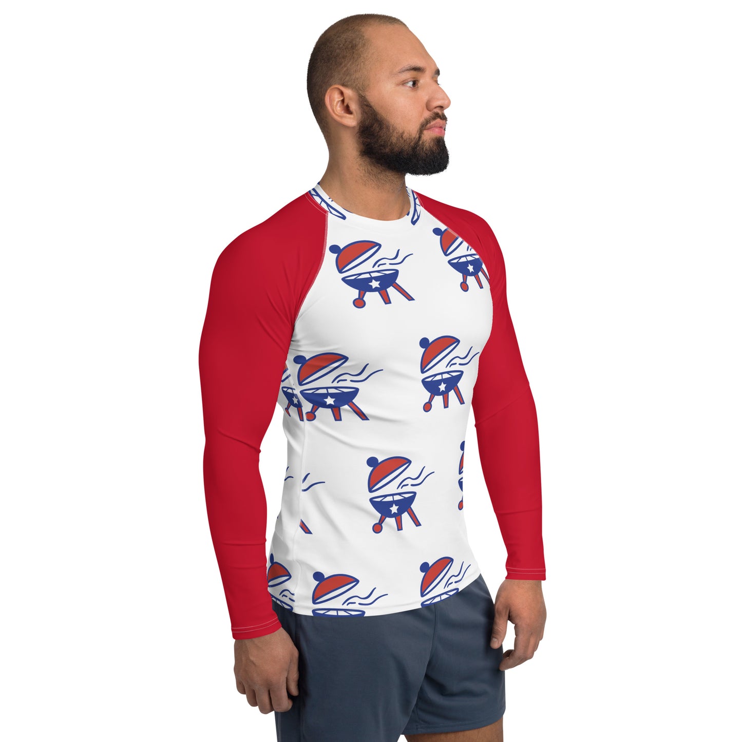 Grilling Men's Rash Guard