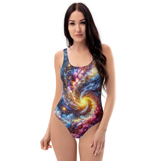 Cosmic One-Piece Swimsuit