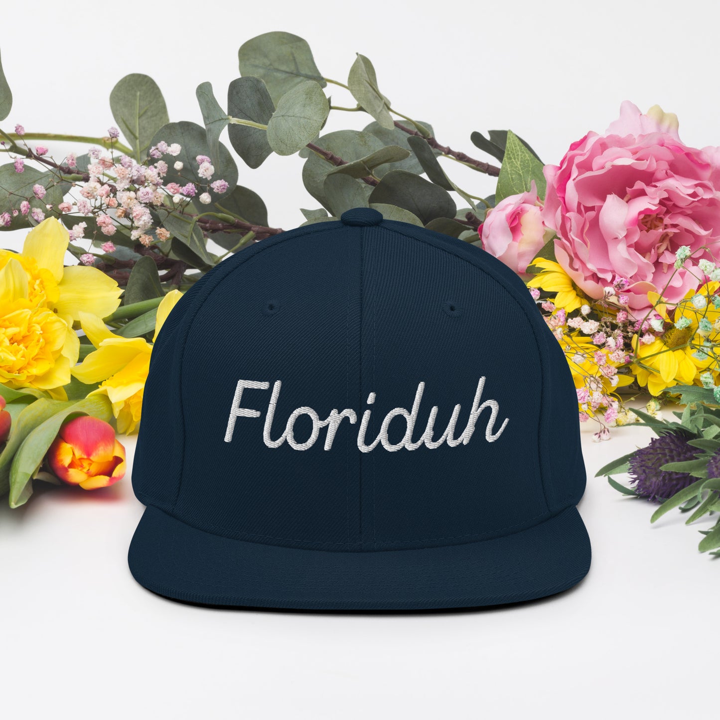 Floriduh Embroidered Snapback Hat