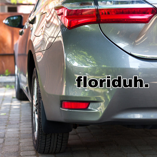 Floriduh 15"x3.75" Bubble-Free Vinyl Sticker