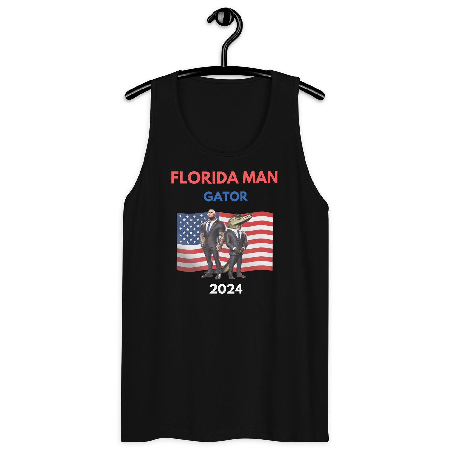 Florida Man and Gator 2024 Men's Tank Top