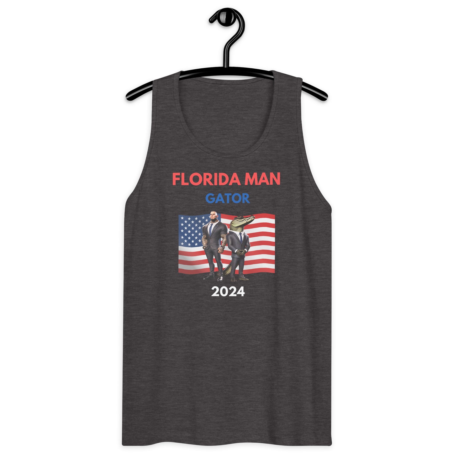 Florida Man and Gator 2024 Men's Tank Top