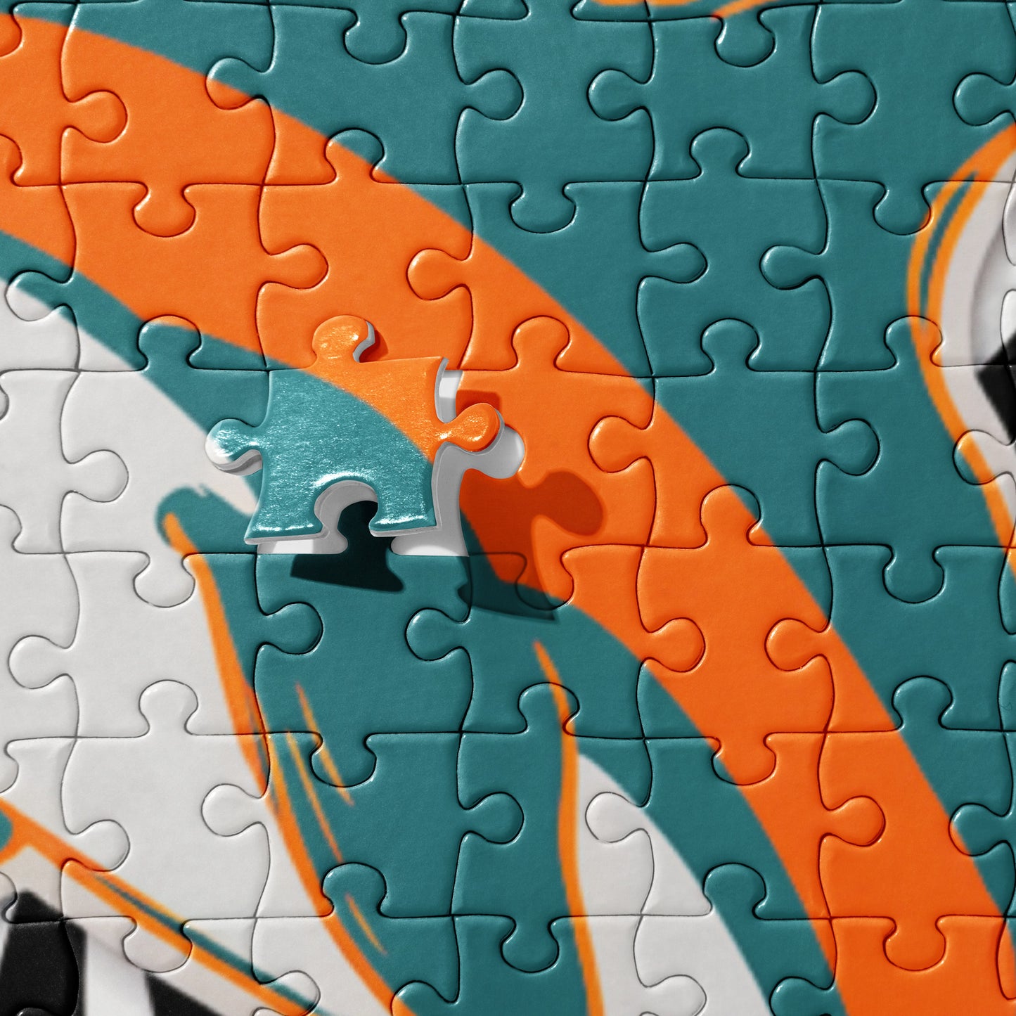 Pop Art Dolphin Jigsaw Puzzle