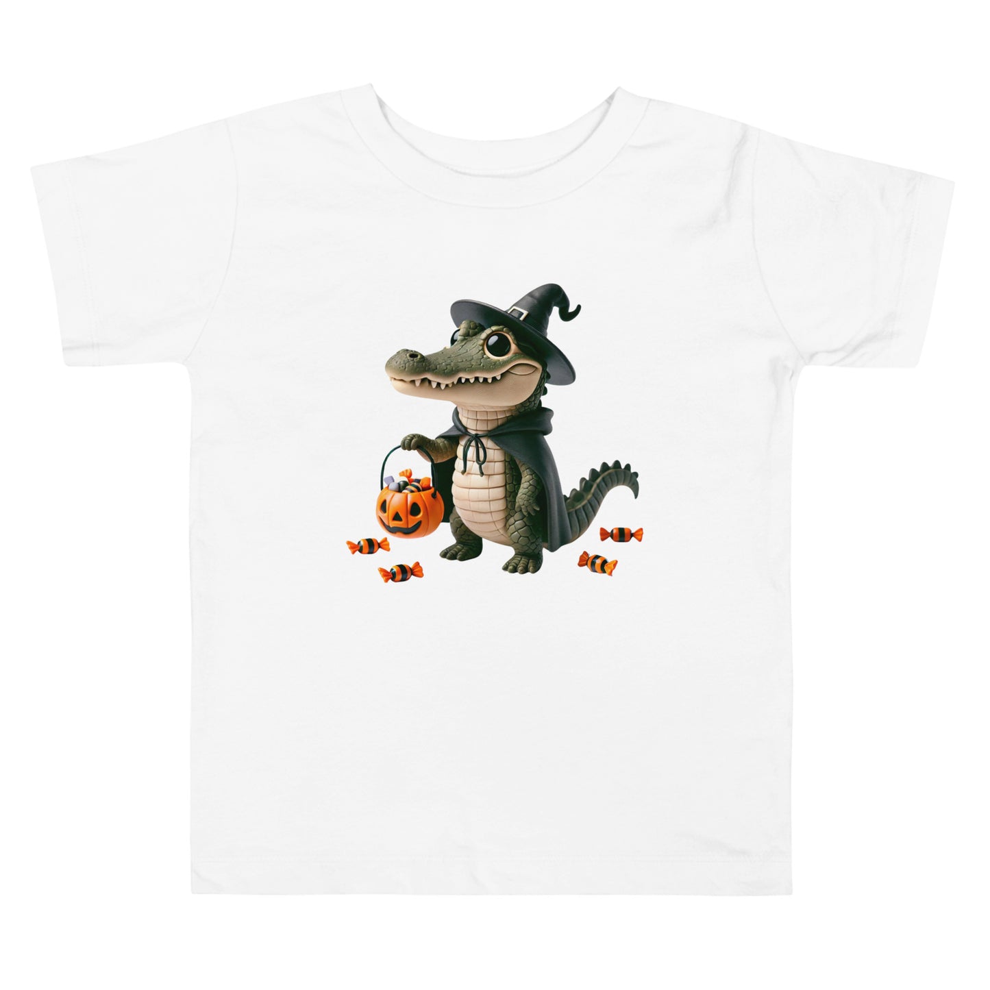 Halloween in Florida Toddler Short Sleeve Tee (Graphic Only)