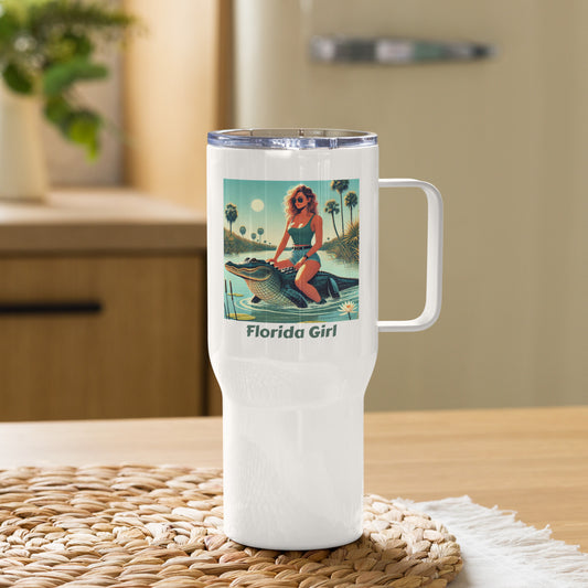 Florida Girl Travel Mug with Handle