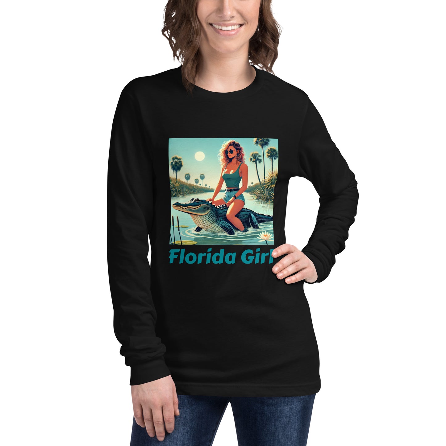 Florida Girl Unisex Long Sleeve Tee