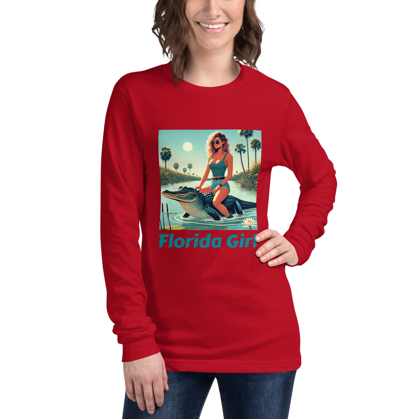 Florida Girl Unisex Long Sleeve Tee