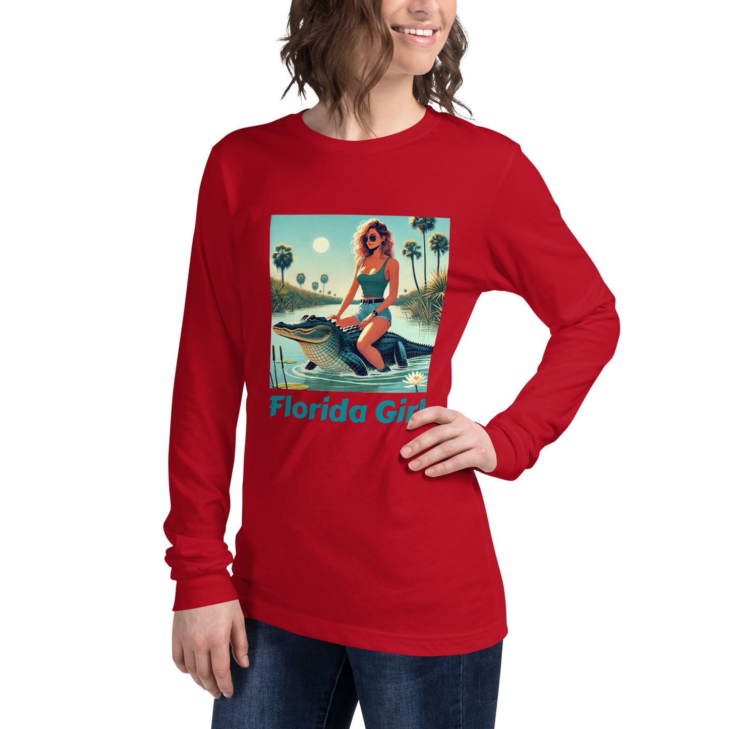 Florida Girl Unisex Long Sleeve Tee