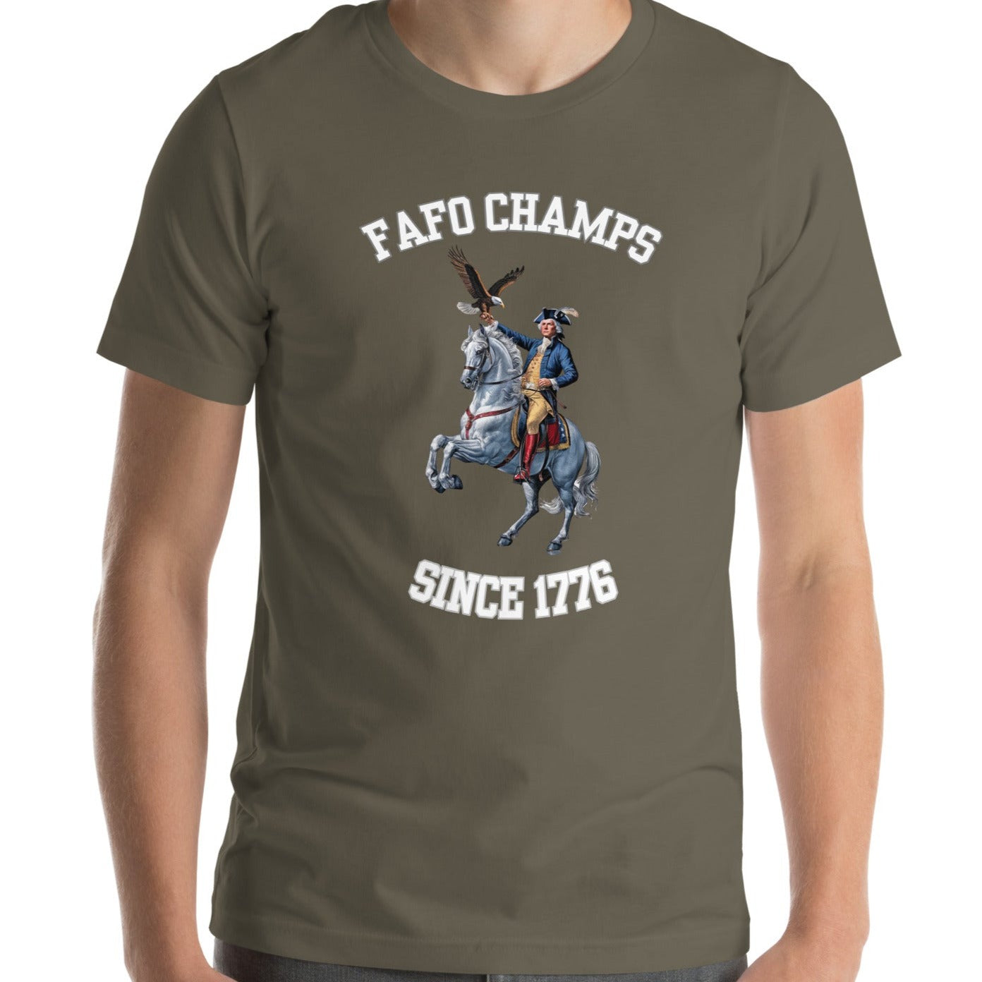 FAFO Champs Since 1776 Bella + Canvas Unisex Tee