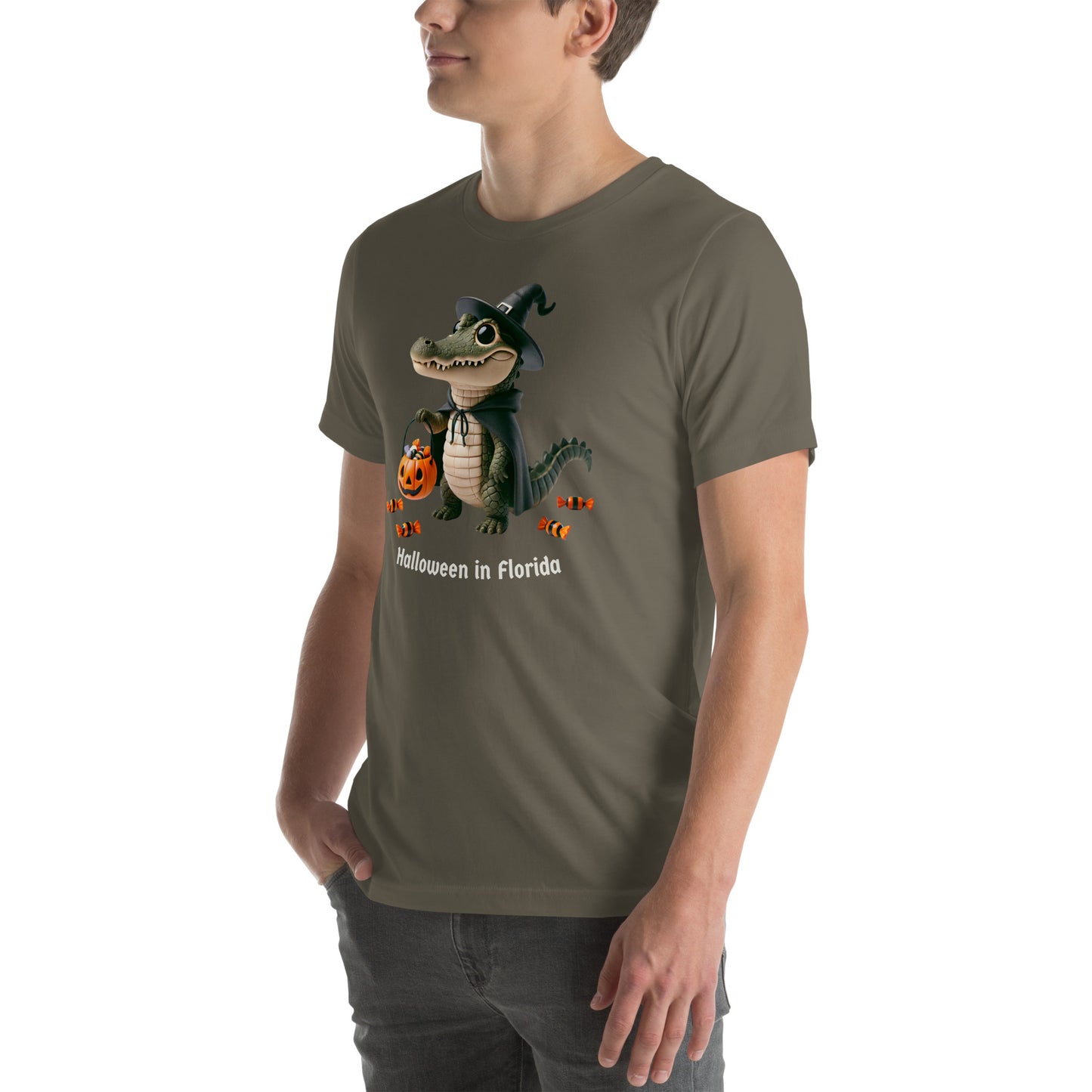 Halloween in Florida Unisex Bella + Canvas Tee