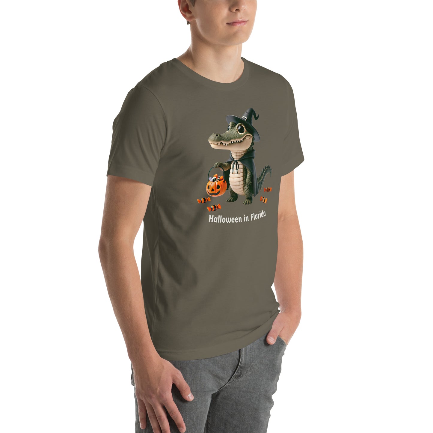 Halloween in Florida Unisex Bella + Canvas Tee