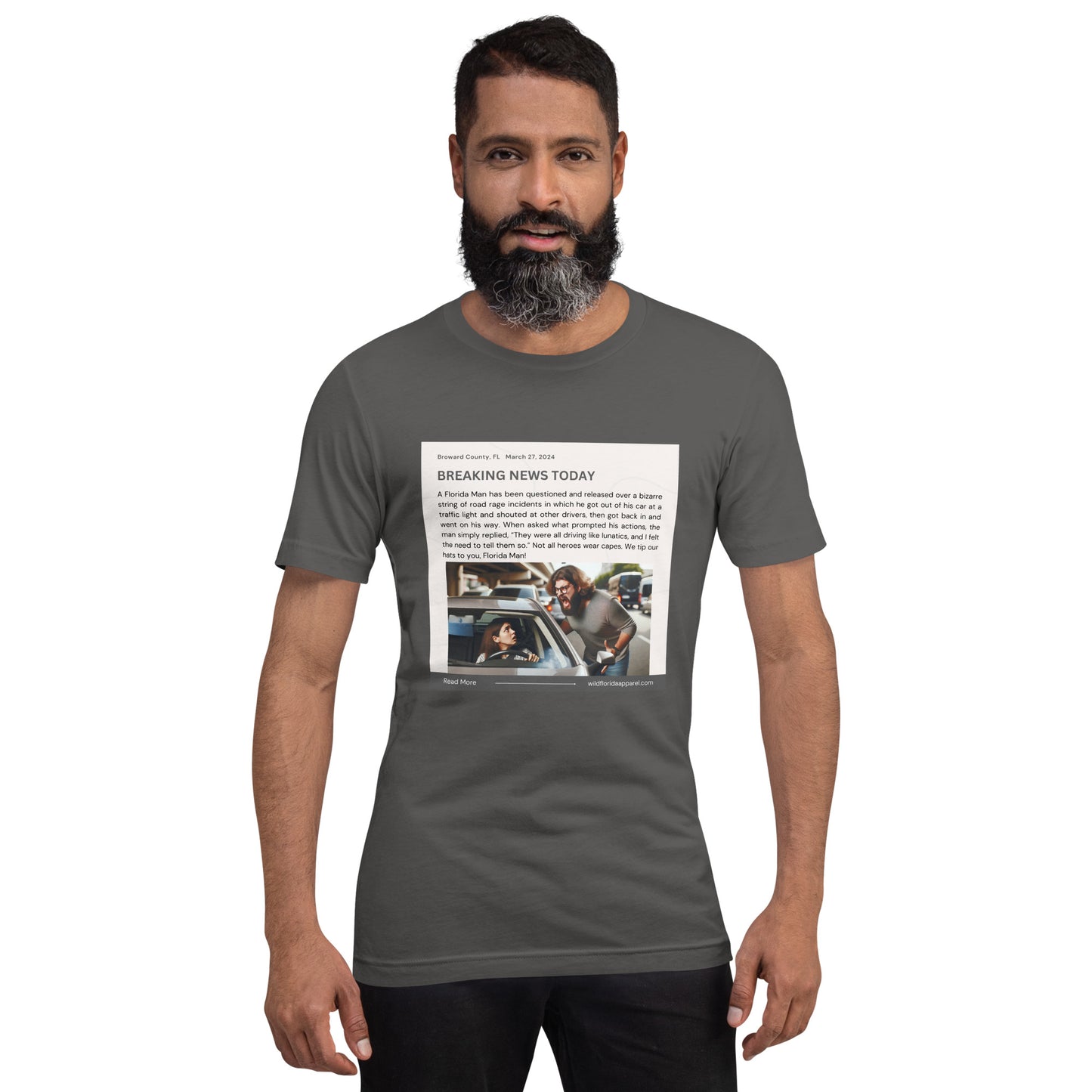 Florida Man Road Rage Bella + Canvas Unisex Tee