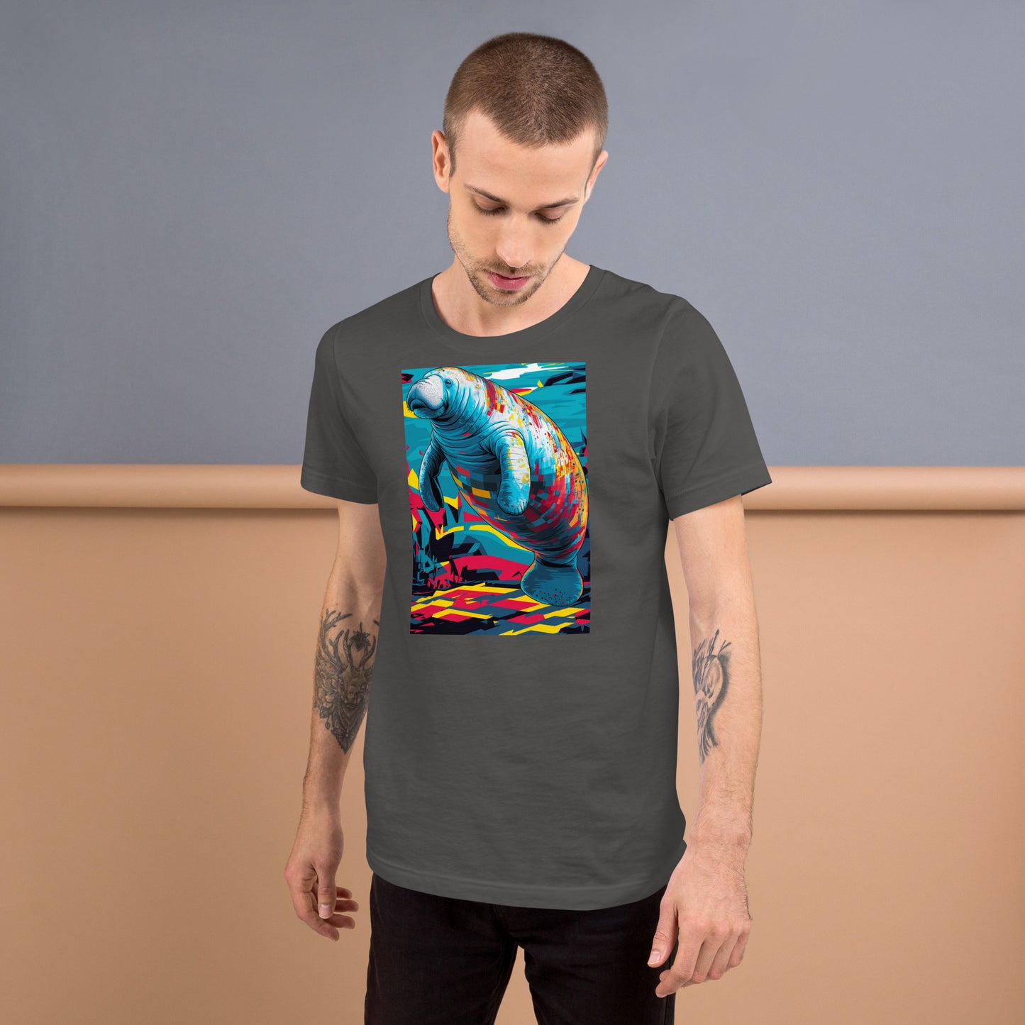 Pop Art Manatee Unisex Bella + Canvas Tee