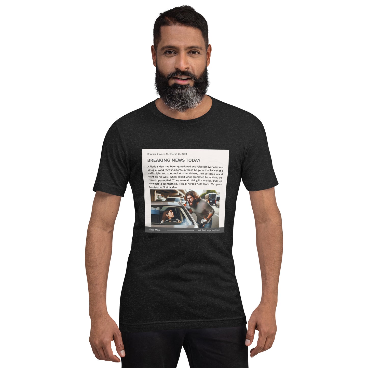 Florida Man Road Rage Bella + Canvas Unisex Tee