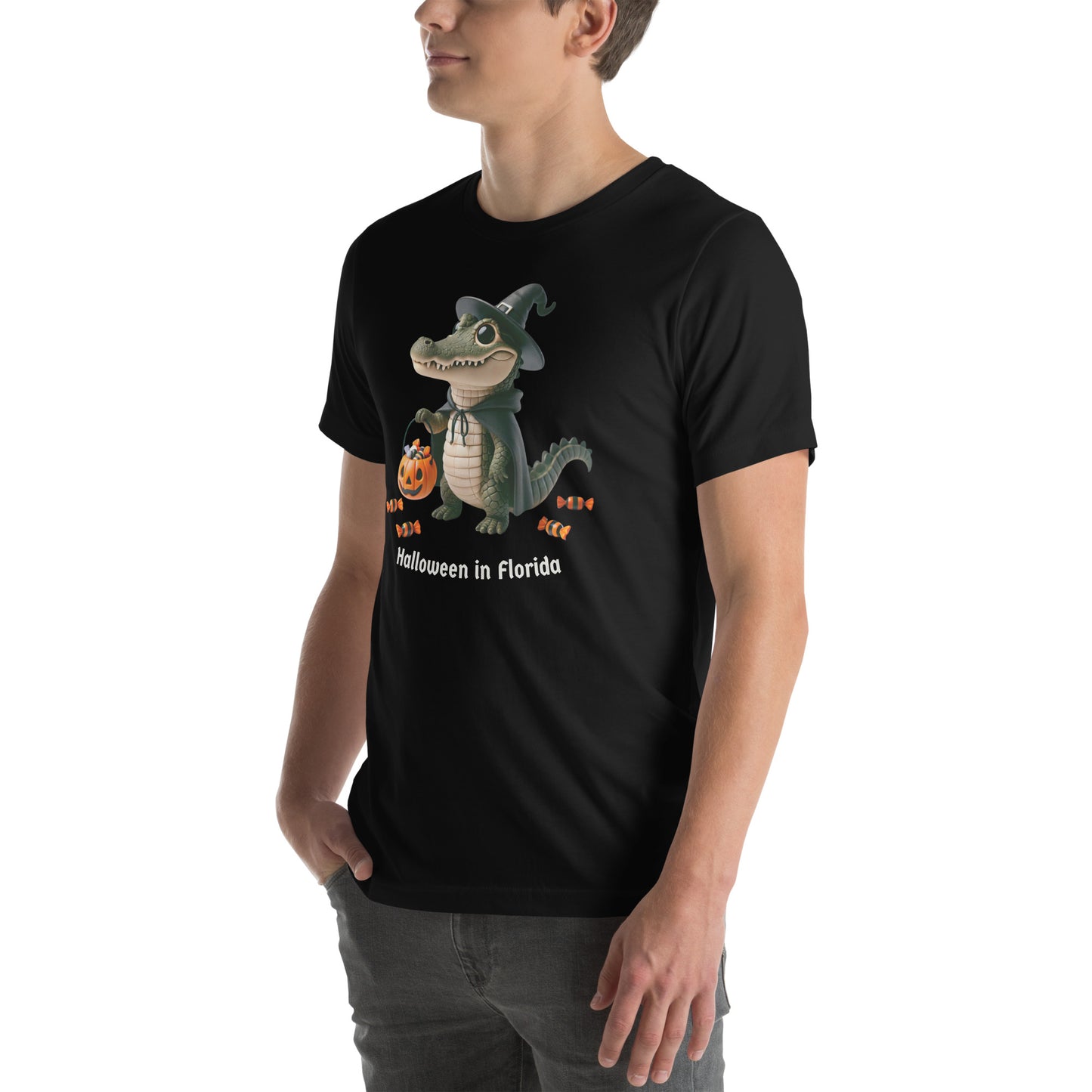 Halloween in Florida Unisex Bella + Canvas Tee