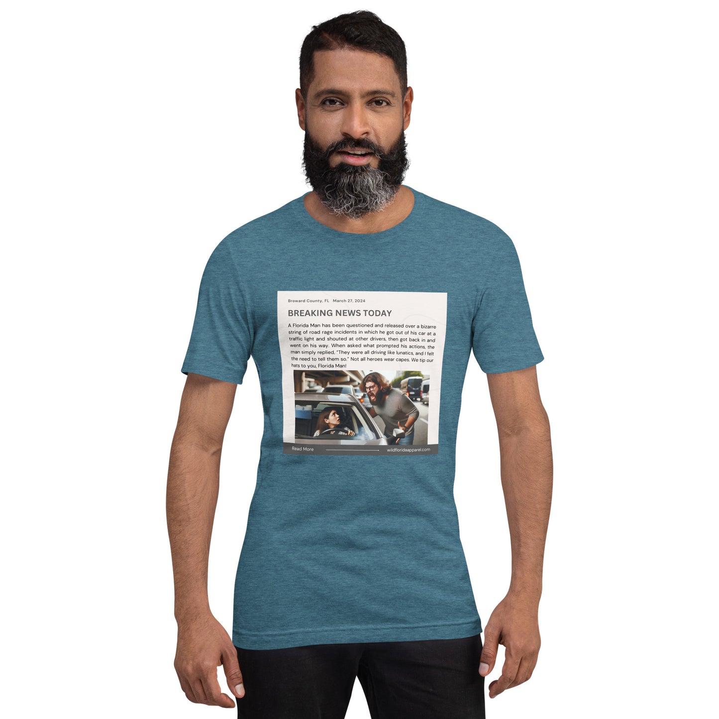 Florida Man Road Rage Bella + Canvas Unisex Tee