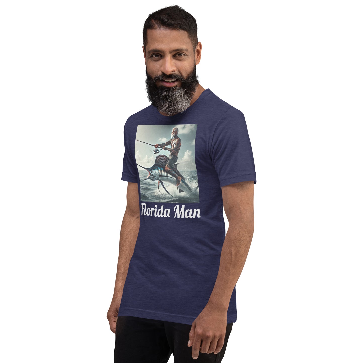 Florida Man Riding Sailfish Unisex Tee