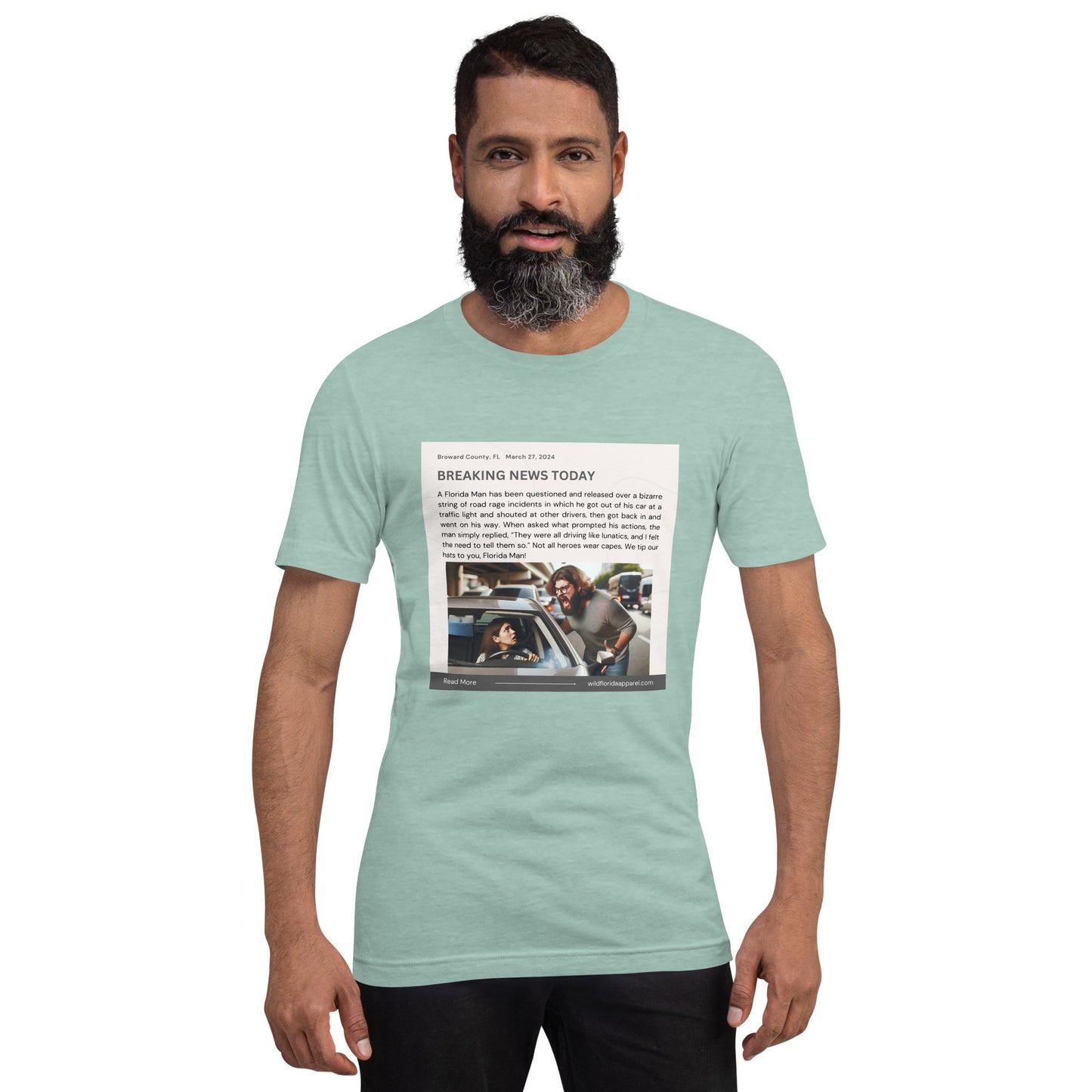 Florida Man Road Rage Bella + Canvas Unisex Tee