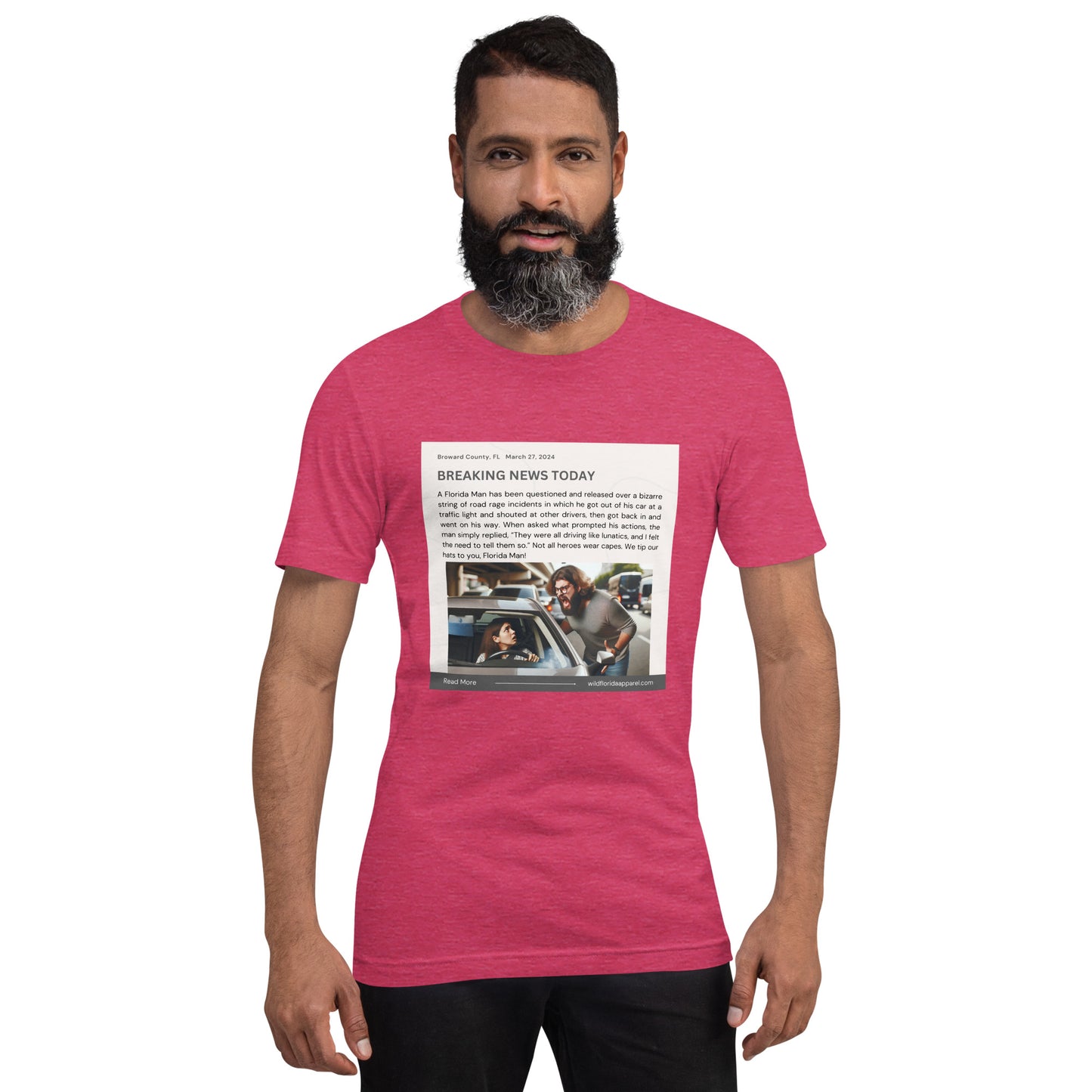 Florida Man Road Rage Bella + Canvas Unisex Tee