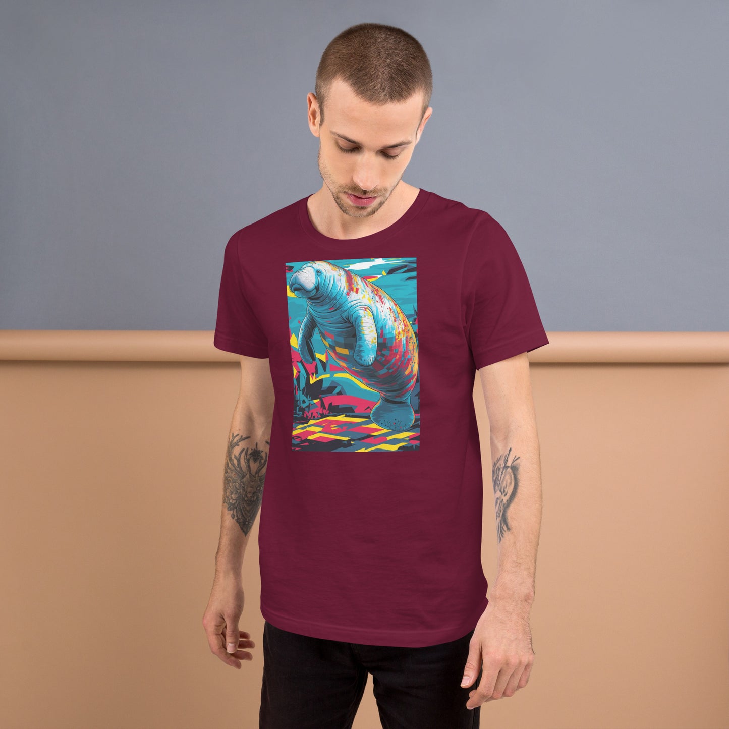 Pop Art Manatee Unisex Bella + Canvas Tee