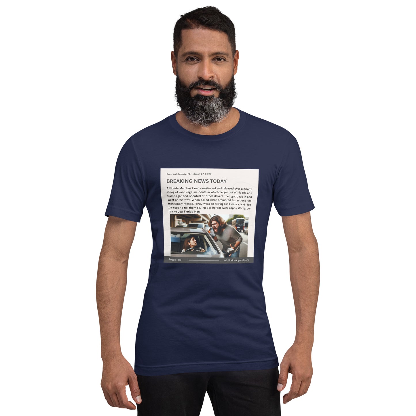 Florida Man Road Rage Bella + Canvas Unisex Tee