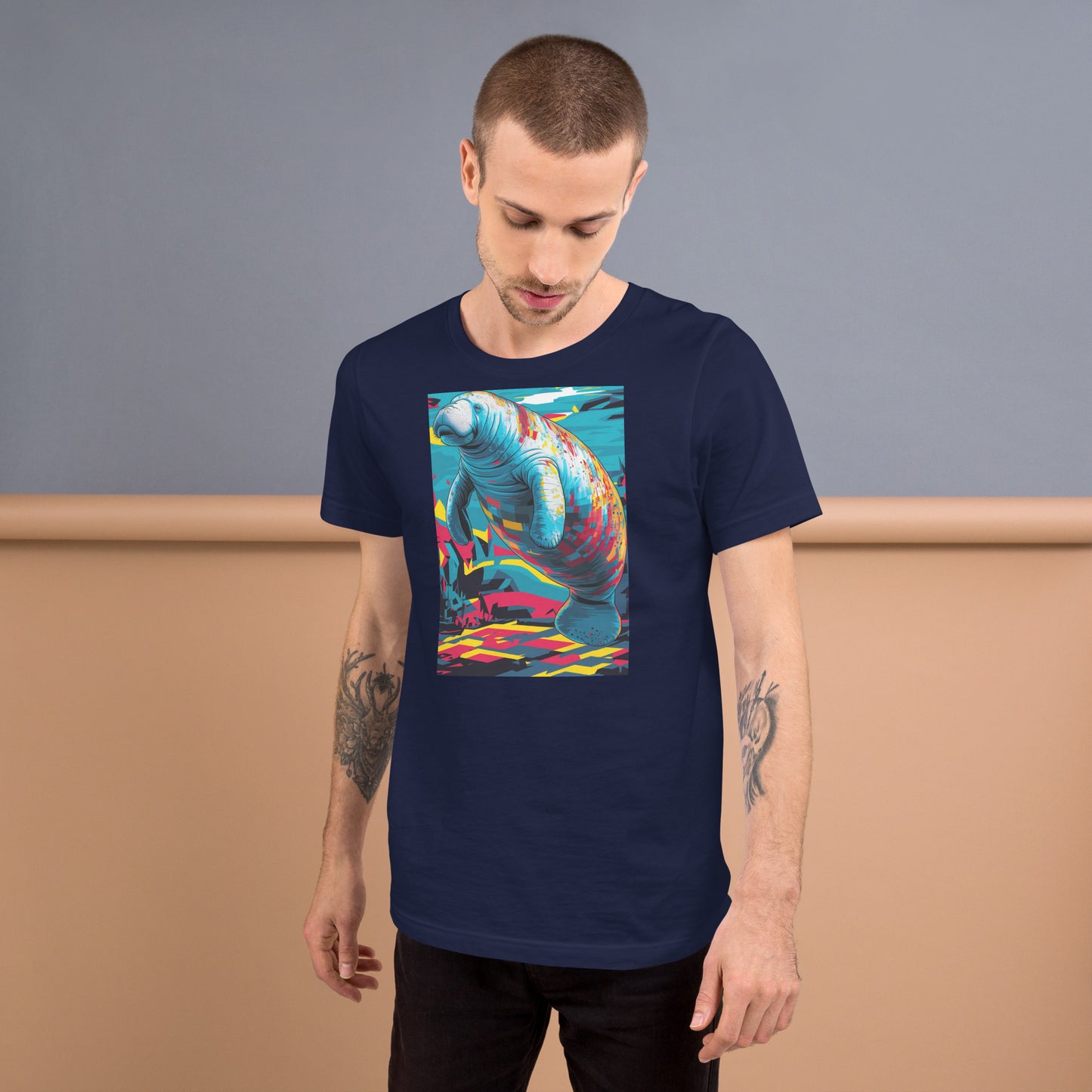 Pop Art Manatee Unisex Bella + Canvas Tee