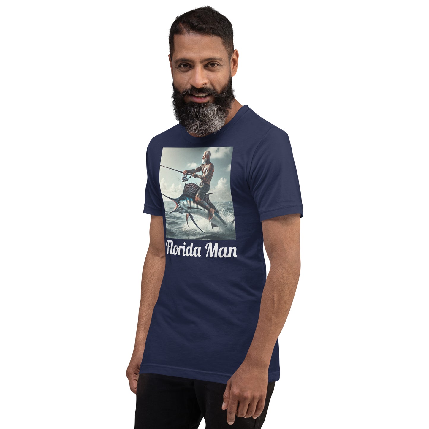 Florida Man Riding Sailfish Unisex Tee