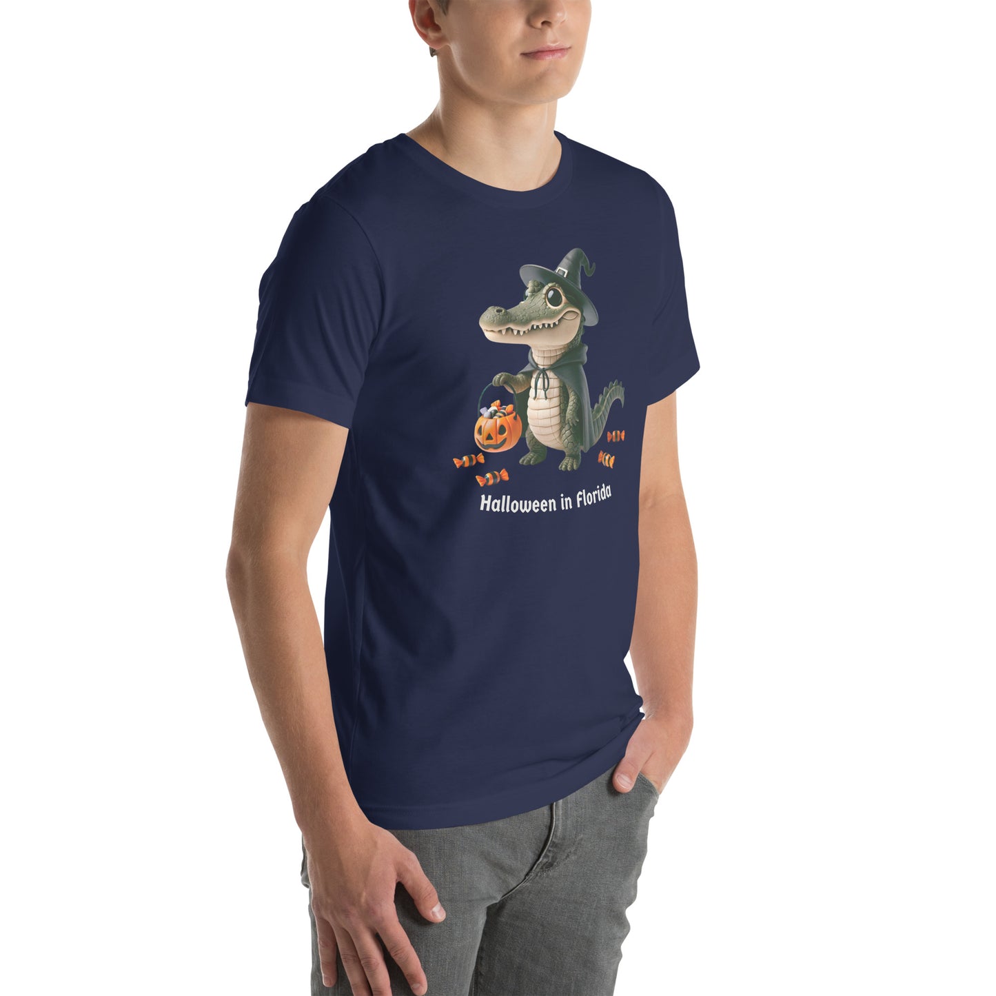 Halloween in Florida Unisex Bella + Canvas Tee