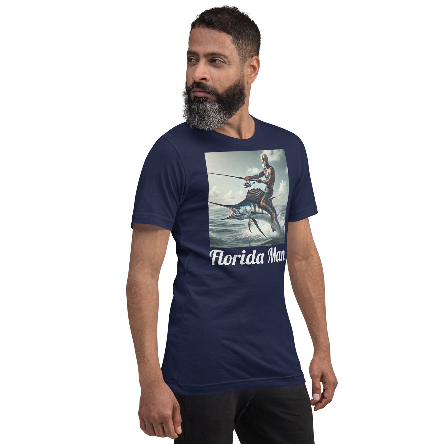 Florida Man Riding Sailfish Unisex Tee