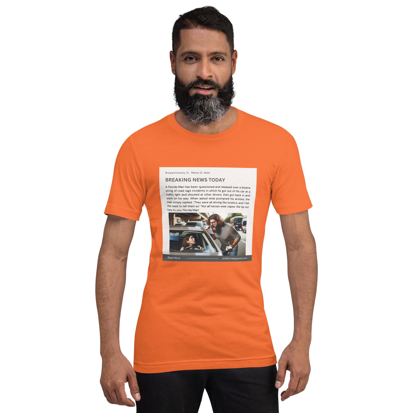 Florida Man Road Rage Bella + Canvas Unisex Tee