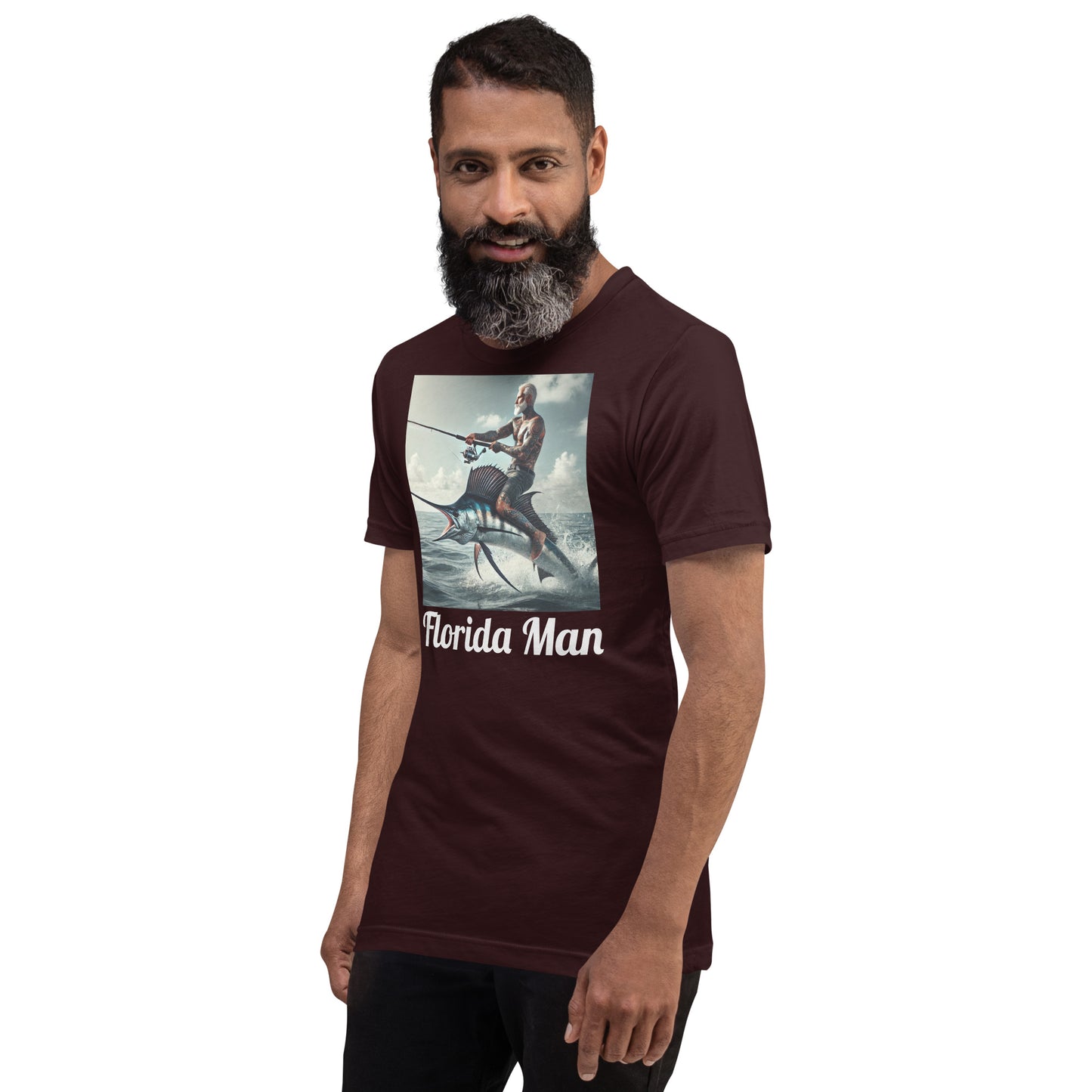 Florida Man Riding Sailfish Unisex Tee