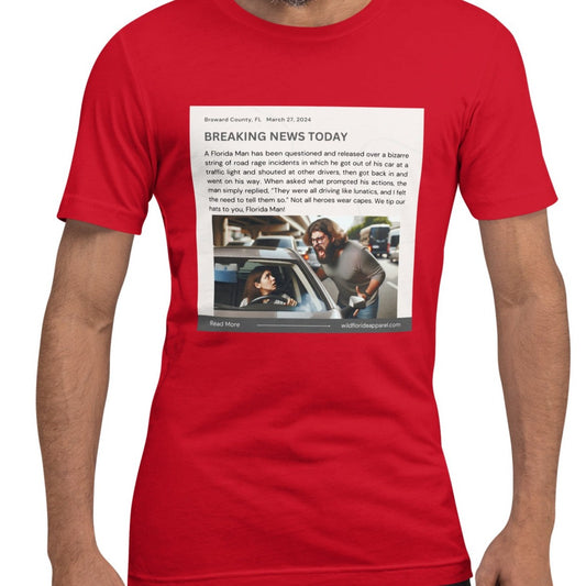 Florida Man Road Rage Bella + Canvas Unisex Tee