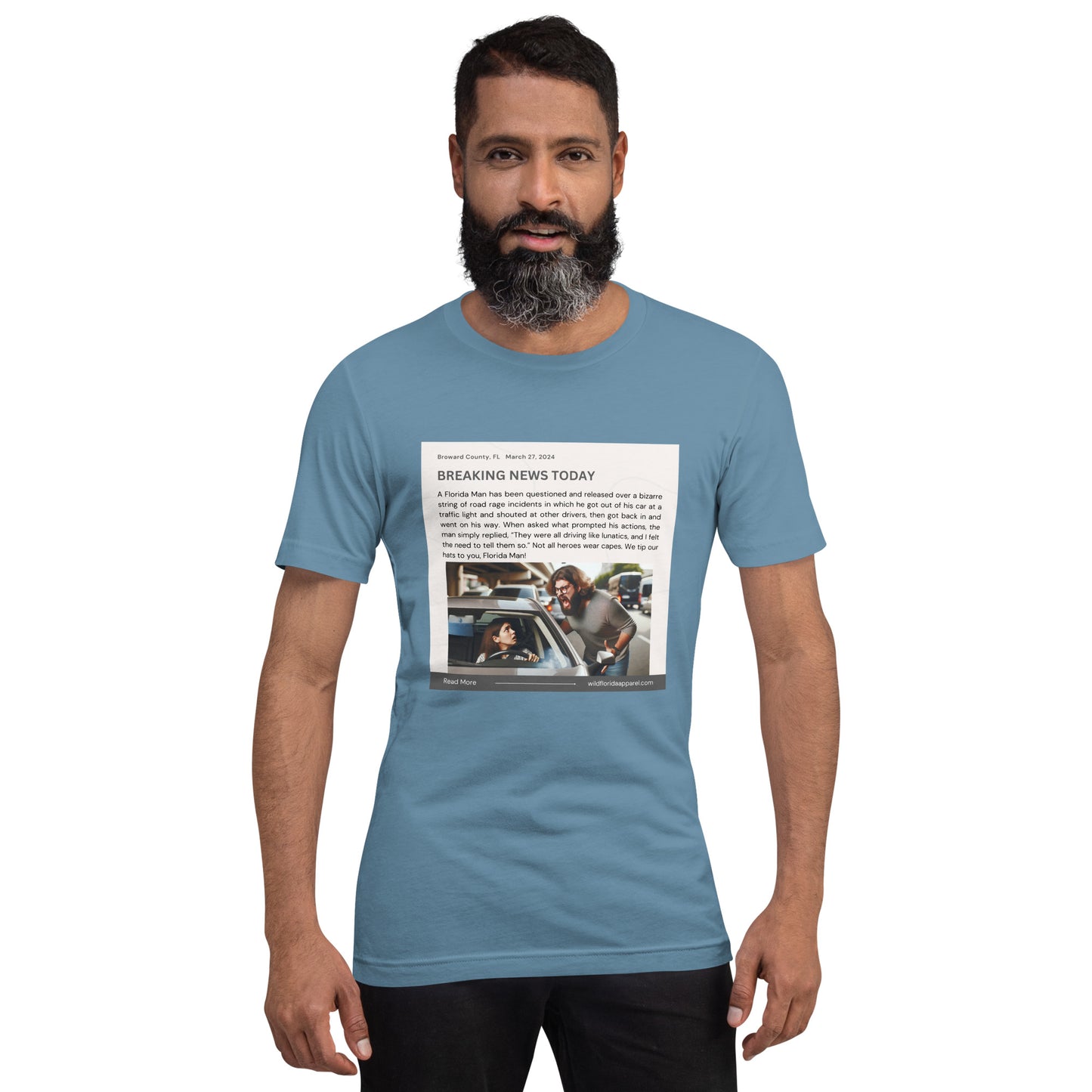 Florida Man Road Rage Bella + Canvas Unisex Tee