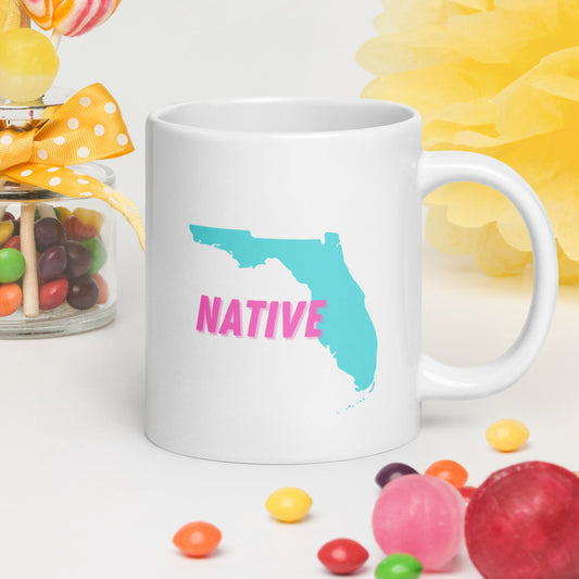 Native Floridian White Glossy Mug 2