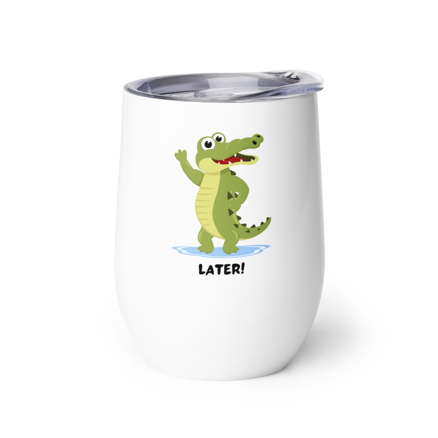 Later Gator Wine Tumbler - 12 Ounce