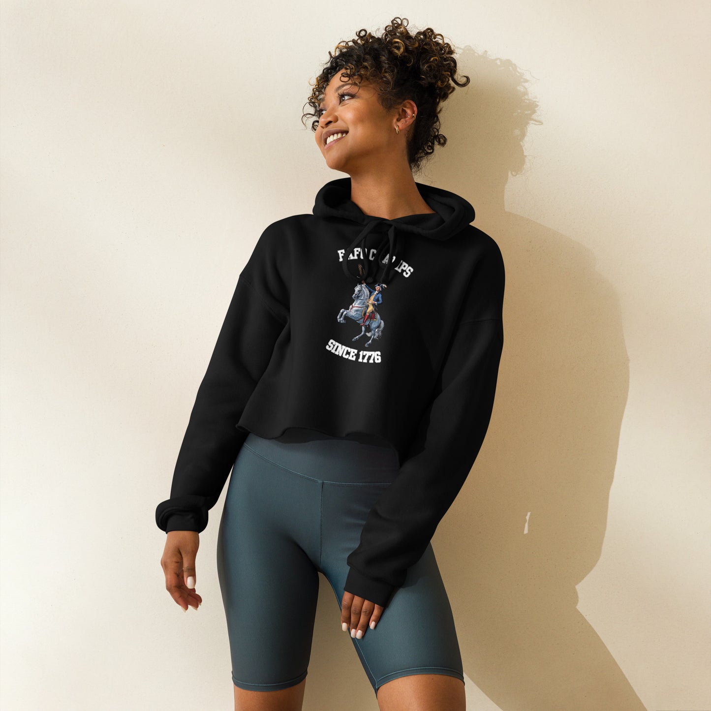 FAFO Champs Since 1776 Women's Crop Hoodie