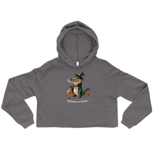 Halloween in Florida Women's Crop Hoodie