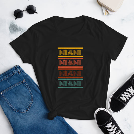 Miami Short Sleeved Women's Tee