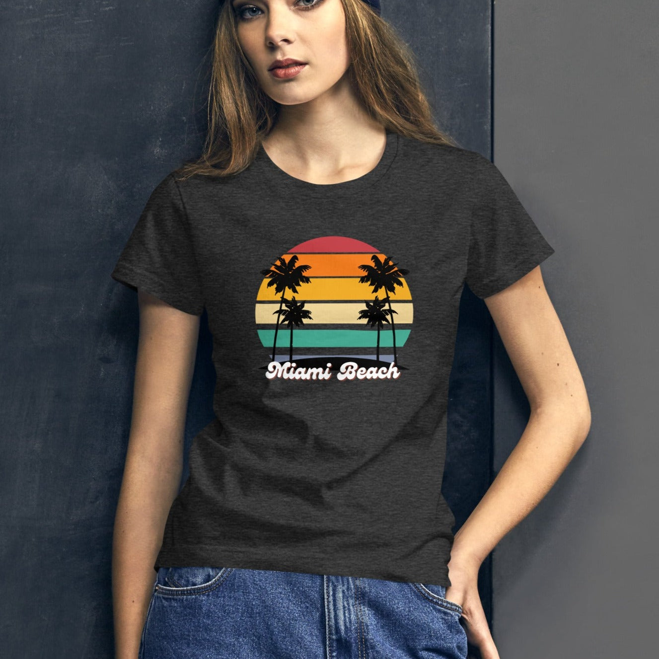 Retro Look Miami Beach Women's Tee