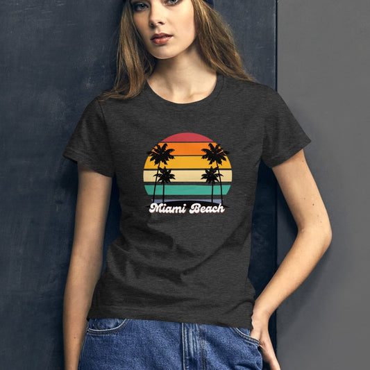 Retro Look Miami Beach Women's Tee