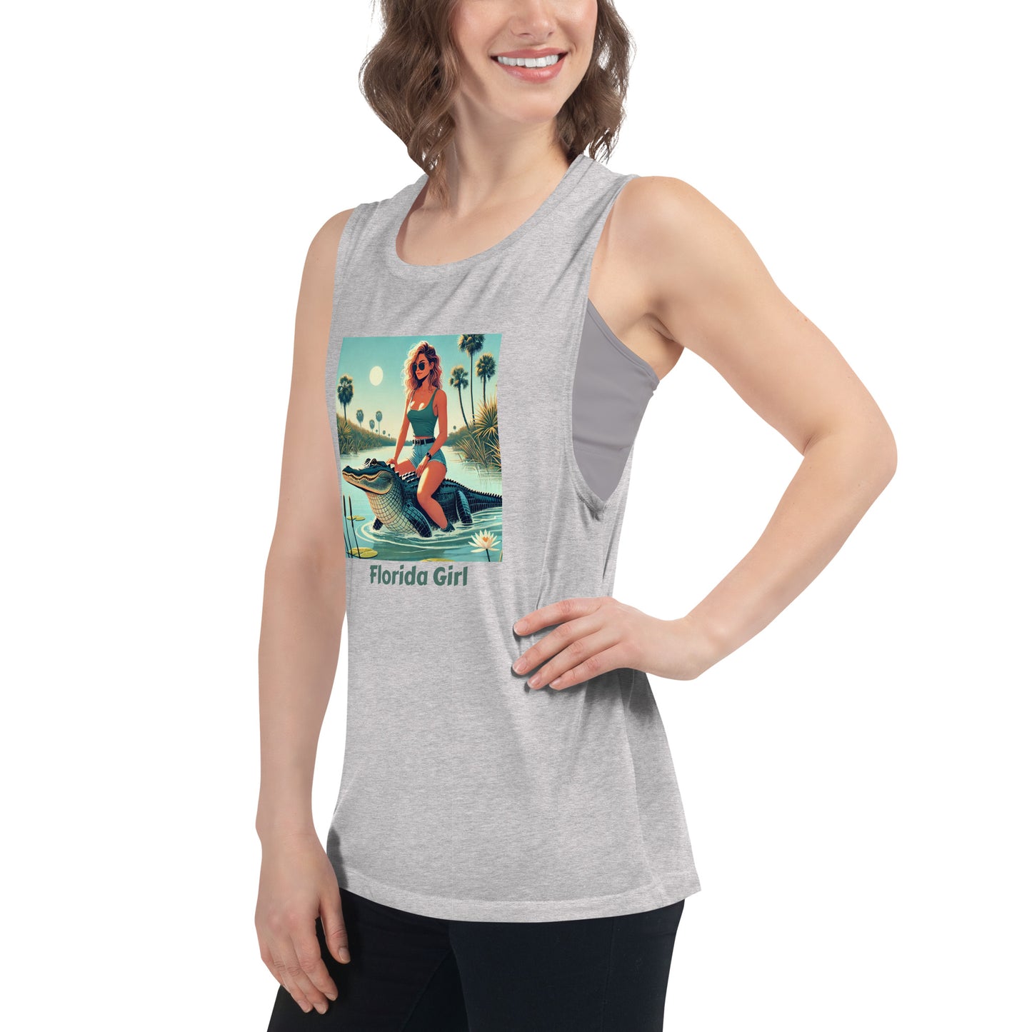 Florida Girl Ladies’ Muscle Tank