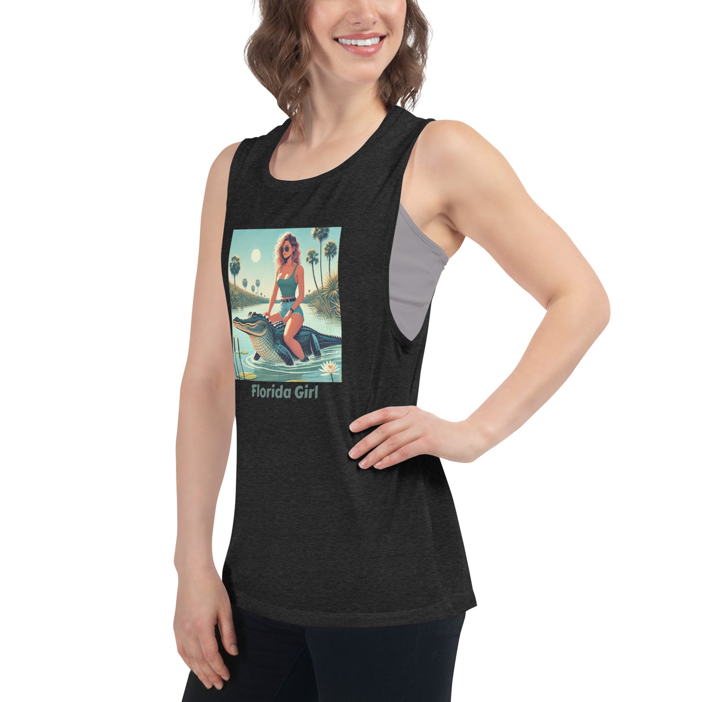 Florida Girl Ladies’ Muscle Tank