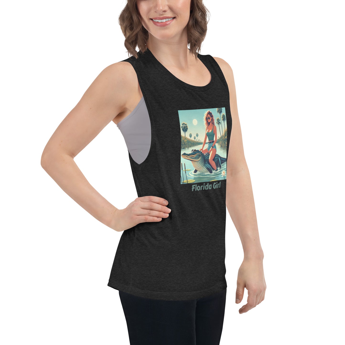 Florida Girl Ladies’ Muscle Tank