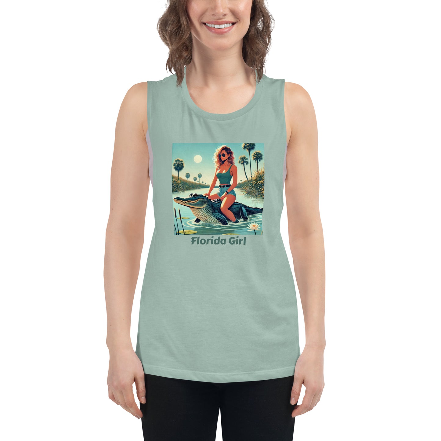 Florida Girl Ladies’ Muscle Tank