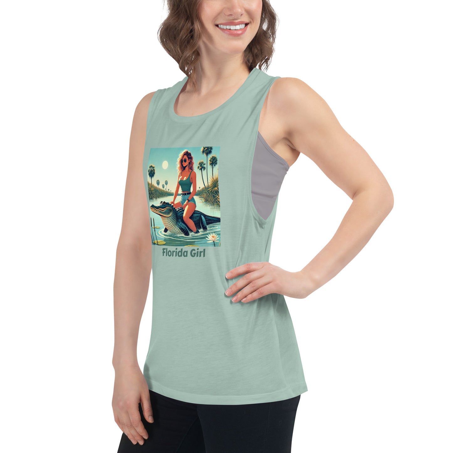 Florida Girl Ladies’ Muscle Tank